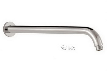 Aquabrass 8102-PC; ; 16" inch round shower arm & flange; in Polished Chrome