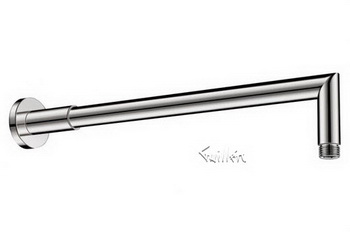 Aquabrass 8105-BN; ; 16" inch round shower arm & flange; in Brushed Nickel