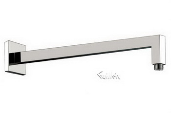 Aquabrass 8205-PC; ; 16"" inch square shower arm & flange; in Polished Chrome