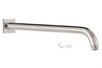 Aquabrass 8206-BN; ; 16" inch round shower arm & square flange; in Brushed Nickel; Discontinued Product - Use Aquabrass M8206-BN