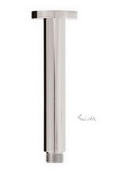 Aquabrass 8301-BN; ; 6" inch round ceiling drop & flange; in Brushed Nickel