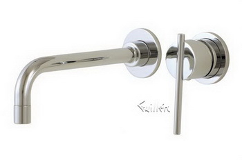 Aquabrass 96029-BN; Spider; wall-mount lavatory faucet; in Brushed Nickel