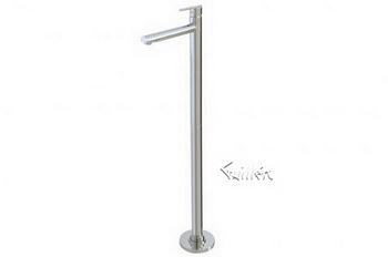 Aquabrass 96083-BN; Spider; floor-mount lavatory faucet; in Brushed Nickel