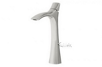 Aquabrass 98020-WH; Stiletto; tall single-hole lavatory faucet; in White