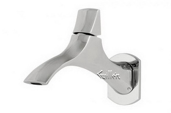 Aquabrass 98029-PC; Stiletto; wall-mount lavatory faucet; in Polished Chrome
