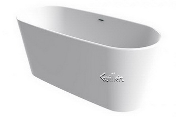 Aquabrass B0002-WHGL; Aquabagno; thasos free-standing bathtub; in Glossy Whiteite