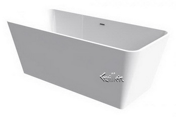 Aquabrass B0003-WHGL; Aquabagno; fiji free-standing bathtub; in Glossy Whiteite