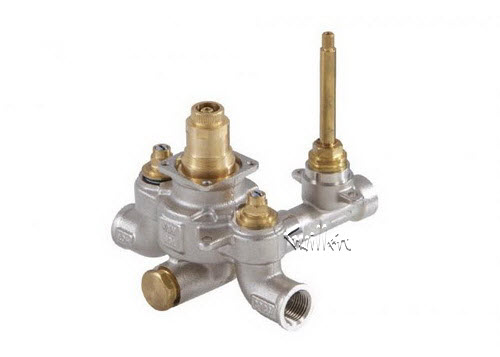 Aquabrass N1004; ; 1/2"" thermostatic valve with stops; technical part breakdown catalog
