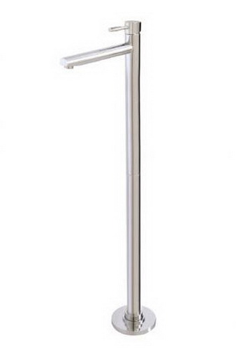 Aquabrass 27483-PC; Geo; floor-mount lavatory faucet; in Polished Chrome