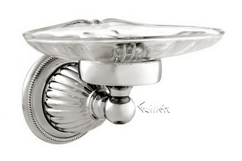 Aquabrass 301-BN; ; wall-mount dish; in Brushed Nickel