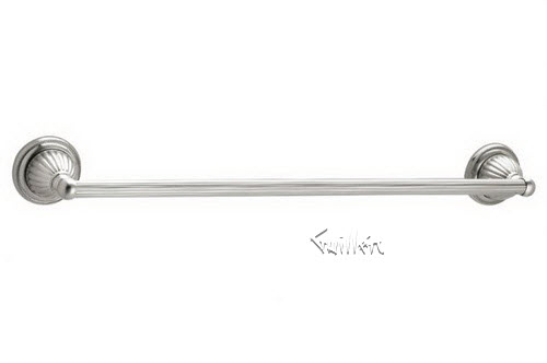 Aquabrass 303-BN; ; 24" single towel bar; in Brushed Nickel