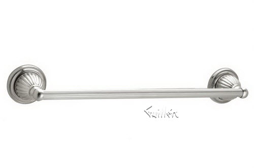 Aquabrass 306-BN; ; 18" single towel bar; in Brushed Nickel