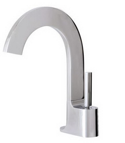 Aquabrass 39514-WH; Cut; single-hole lavatory faucet; in White