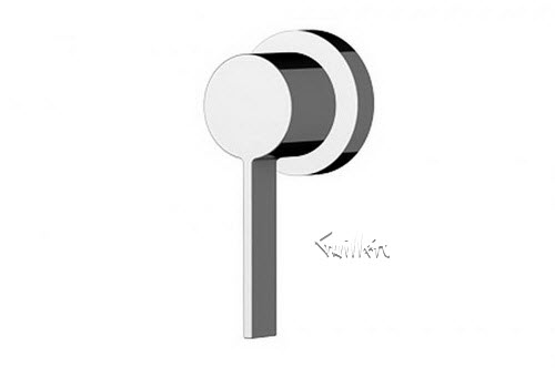 Aquabrass 68473-PC; Blade; 3/4" inch handle thermostatic control; in Polished Chrome