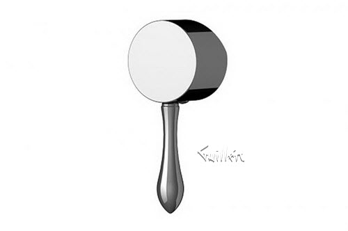 Aquabrass 69373-BN; Roma; handle pressure balance valve; in Brushed Nickel
