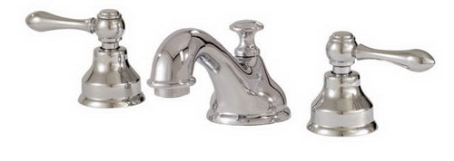 Aquabrass 71016-PC; Brio; widespread lavatory faucet; in Polished Chrome