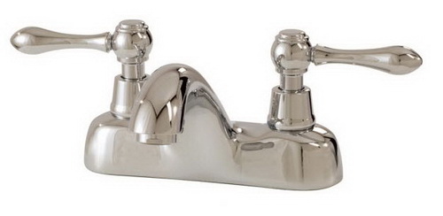 Aquabrass 71019-PC; Brio; 4" centerset lavatory faucet; in Polished Chrome