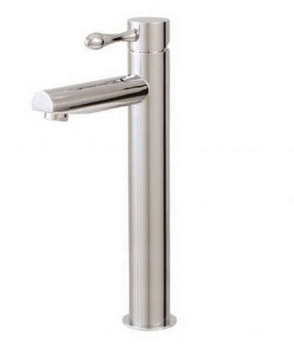 Aquabrass 71020-BN; Brio; tall single-hole lavatory faucet; in Brushed Nickel