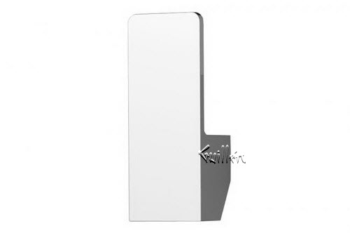 Aquabrass 86573-PC; Madison; handle N1058 shut-off valve & single-hole; in Polished Chrome