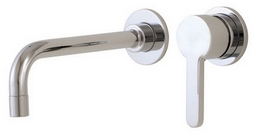 Aquabrass 89029-BN; Cabrio; wall-mount lavatory faucet; in Brushed Nickel