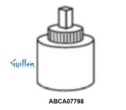 Aquabrass ABCA07798;; Single lever cartridge; in Unfinish