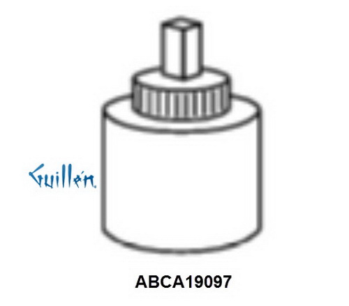 Aquabrass ABCA19097;; Single lever cartridge; in Unfinish