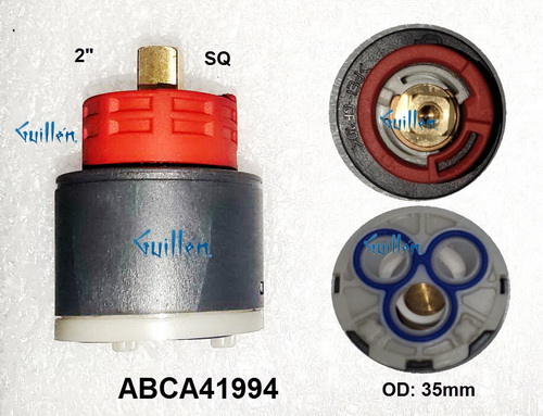 Aquabrass ABCA41994; diverter cartridge for coleman thermostatic valve 41010 / 41030; in Unfinish