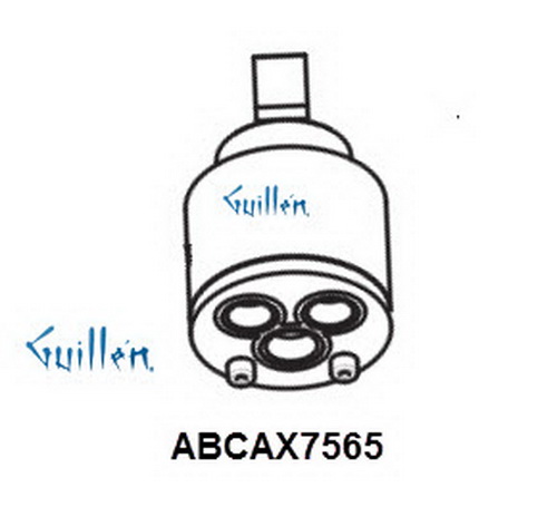 Aquabrass ABCAX7565;; Single lever cartridge; in Unfinish