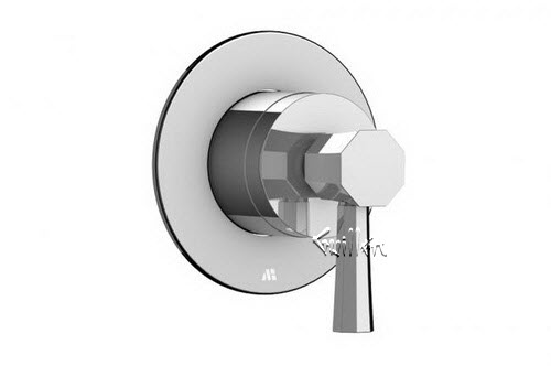 Aquabrass R08-0053-BN; Otto; round volume control trim with otto handle; in Brushed Nickel
