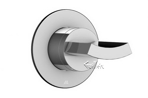 Aquabrass R08-0080-PC; Martini; round volume control trim with martini handle; in Polished Chrome