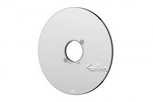 Aquabrass R40-PC; ; round plate for pressure balance valve 40255; in Polished Chrome