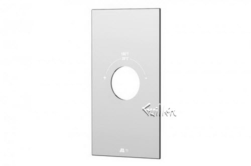 Aquabrass S30-BN; ; 3/4" thermostatic square & trim set for 3000 valve; in Brushed Nickel