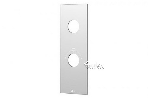 Aquabrass S39-BN; ; 3/4" thermostatic with 1 shut-off square & trim set for 3103 / 3105 valve; in Brushed Nickel