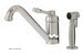 Aquabrass 1103S-PC; Vemix; spray mode kitchen faucet with side spray; in Polished Chrome