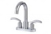 Aquabrass 13019-PC; Teo; 4" centerset lavatory faucet; in Polished Chrome