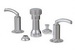 Aquabrass 13026-BN; Teo; 4 bidet set; in Brushed Nickel