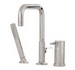 Aquabrass 27513-PC; Zara; 3 piece deck-mount tub filler with handshower; in Polished Chrome