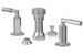 Aquabrass 27526-PC; Zara; 4 hole bidet set; in Polished Chrome