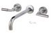 Aquabrass 27529-PC; Zara; wall-mount lavatory faucet; in Polished Chrome