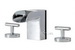 Aquabrass 32016-PC; Loveme; widespread lavatory faucet; in Polished Chrome