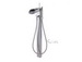 Aquabrass 32085-BN; Loveme; floor-mount filler tub with handshower; in Brushed Nickel