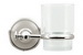 Aquabrass 402-BN; ; wall-mount tumbler holder; in Brushed Nickel