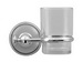 Aquabrass 502-PC; ; wall-mount tumbler holder; in Polished Chrome