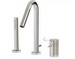 Aquabrass X7533-PC; Xround; 3 piece deck-mount tub filler with handshower; in Polished Chrome