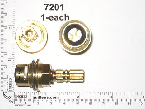 Artistic Brass 7201; ; cold ceramic cartridge 1-15/16" inch 12pt; in Unfinish  7200= hot