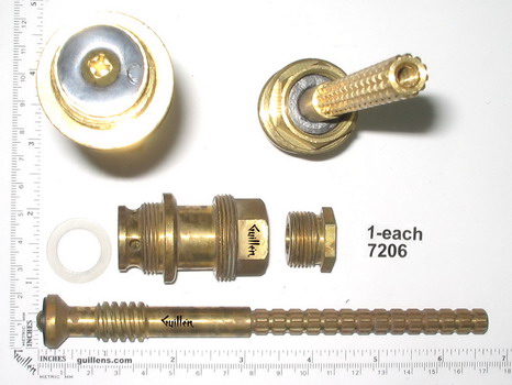 Artistic Brass 7206; ; diverter stem cartridge assembly; in Unfinish