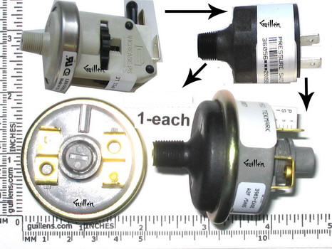 BALBOA 36142 PRESSURE SWITCH ASSY 2PSI TECM