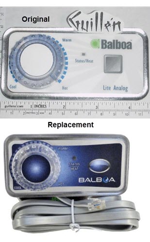 Balboa 51219; ; generic 1 button duplex panel; in unfinish   non-returnable