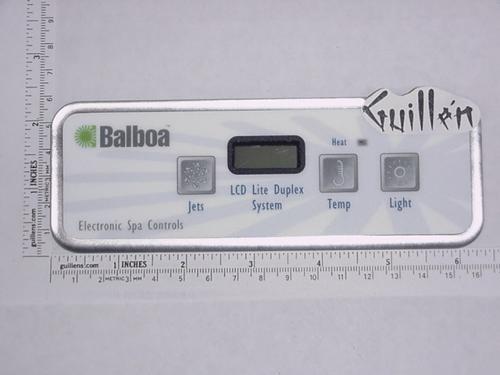 Balboa 54135; ; balboa lite duplex digital panel ( 1 jet button no blower lite) lcd electronic ; in unfinish  non-returnable