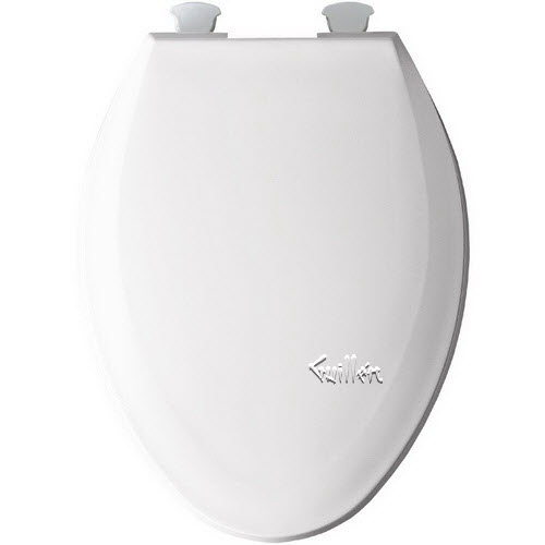 Bemis 1100EC 000; ; Elongated Closed Front Toilet Seat; in White; Discontinued Product